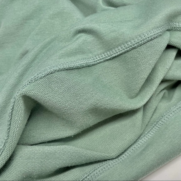 NEW Rae Dunn "BE KIND" terrycloth eucalyptus Classic Crewneck Sweatshirt small - Picture 11 of 16